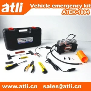 Car emergency kit in emergency tools