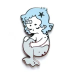 Cartoon Metal pin Custom made high quality gold plating Hard Enamel Lapel Pin with screen printing