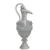 Import Carved white stone garden vase with flower carved statue for sale from China