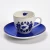 Import ceramic cup and saucer, porcelain tea cup and saucer, coffee set with gold decal from China