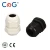 Import CG PG Series IP68 PG7 PG9 PG11 PG13.5 PG16 PG21 PG29 PG36 PG42 PG48 PG63 Nylon Plastic Fixed Cable Gland from China