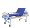 Cheap 2 crank manual medical hospital patient bed 2 position hospital bed price