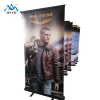 Cheap Aluminum portable roll up banner stand  in black color Shanghai