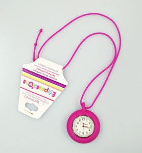 Cheap Custom Empty Silicone Nurse Pocket Watch