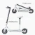Import Cheap Electric Scooter Accessories Single Seats Scooter Parts from China
