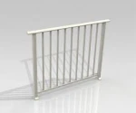 cheap high quality aluminum staircase  balustrade  balcony balustrade