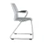 Import Cheap Metal Office Chair Metal Armrest Visitor Chair Steel Base Frame Executive Meeting PP Staff Chair from China