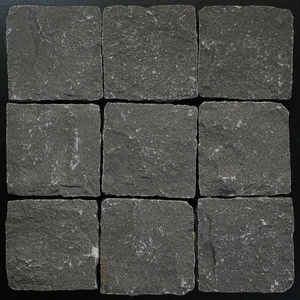 Cheap paving stone paving stone on net basalt pavers for drive way paving