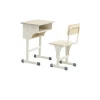 Cheap Single Wooden Classroom School Desk and Chair Adjustable School furniture