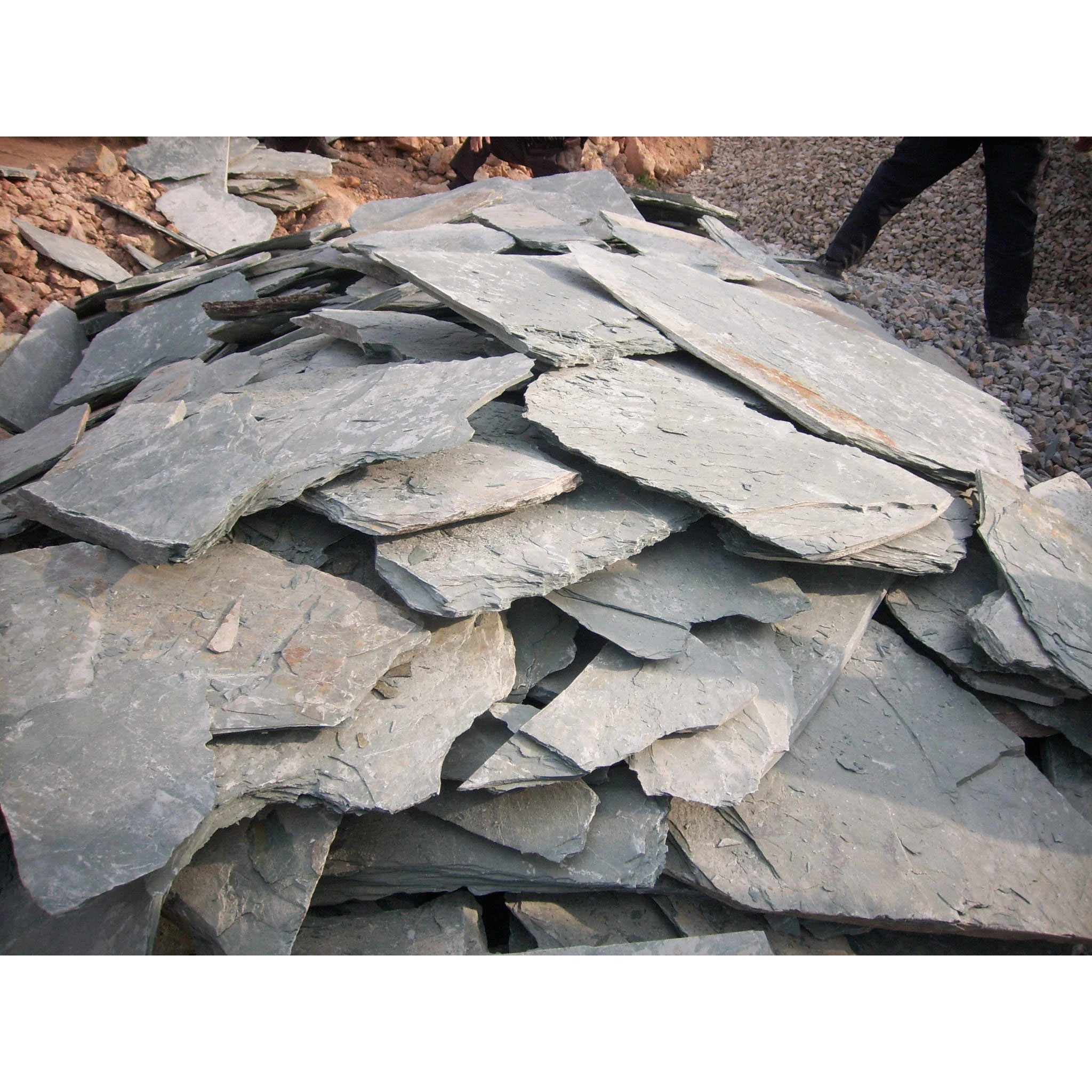 Cheap slate tile landscaping slate rock broken slate tile supplier
