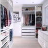 cheap wooden wardrobe space saving solid wood build in closet full wall wardrobe