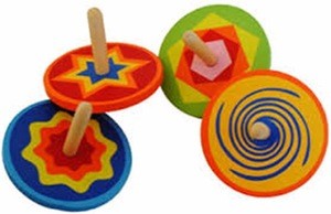 cheap yiwu  China wooden spinning top