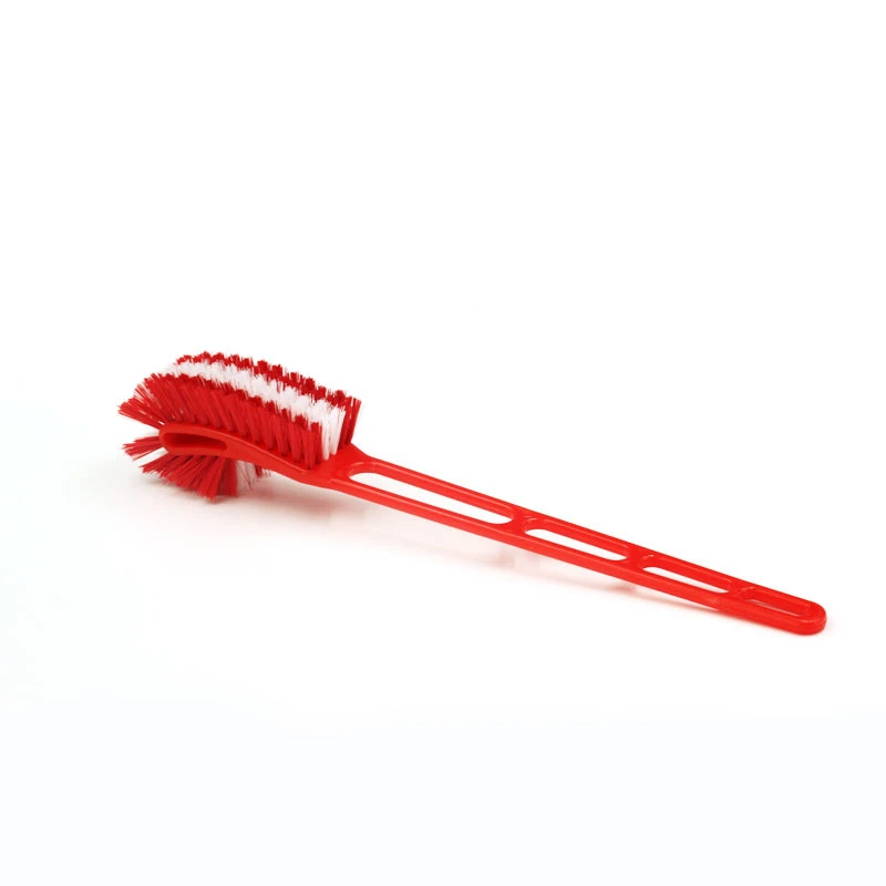 cheap yiwu wholesale strong quality many colors plastic double side ued toilet cleaning brush