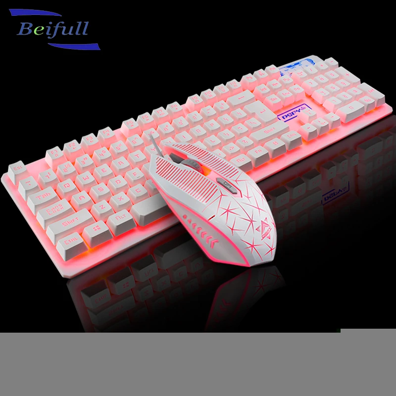 Cheapest Professional USB Wired pc keyboard and mouse combo from Shenzhen manufacturer