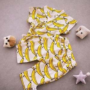 Child clothing Sets 0 to 3 Years Old 6 Month Bamboo Cotton Baby Pajamas Set