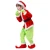 Import Child Cute Santa Claus Green Monster Cosplay Costume Outfit For Kids Christmas Party Costumes from China