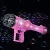 Import Childrens Colorful Lights 21 Hole Bubble Machine Gatling Gun Toys Shooting Summer Outdoor Electric Toys from China
