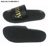 China custom logo man beach slipper, PU slide slipper