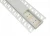 Import China factory direct sales 21mm drywall led aluminium wing extrusion profile as heat sink for LED strip light from China