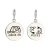 Import China Factory Wholesale Minimalist pattern lines 12 sign pendant Hypoallergenic Horoscope Sign Round Pendant Zodiac Necklace from China