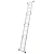 Import China hot sale best extension 4X5 double sided telescopic step ladder from China