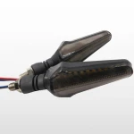 China manufacture cool Strobe Streamer two Color running led turn signal light Indicators light for universal motorcycle