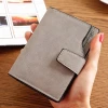 China Manufacturer Nice New Design Fashion Women Short Money Card Holder Business PU Leather Wallet