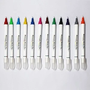 China suppliers 24 colors plastic nib white body calligraphy watercolor brush markers pen
