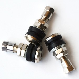 China tire valves manufacturer 161 metal valve stems for motorcycle tires