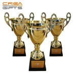 Chine Factory Supplier Sports Trophy Cup Award Custom Gold Metal Trophies Price