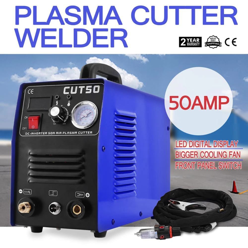 Chinese Great Portable Electric Digital Plasma Cutter CUT50 110/220V Compatible &amp; Accessories