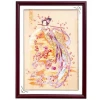 Chinese painting style"Chang E Flying to the Moon"cross stitch finished products