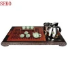 Chinese Wooden Tea Tray Set with Stainless Steel Kettle for Kitchen Appliances
