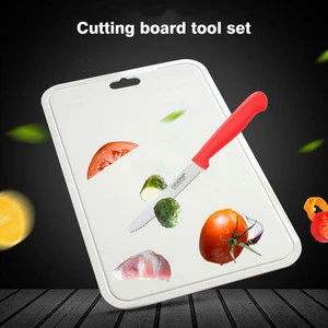 Chopping board cutting fruit set kitchen gadget set 2 pieces