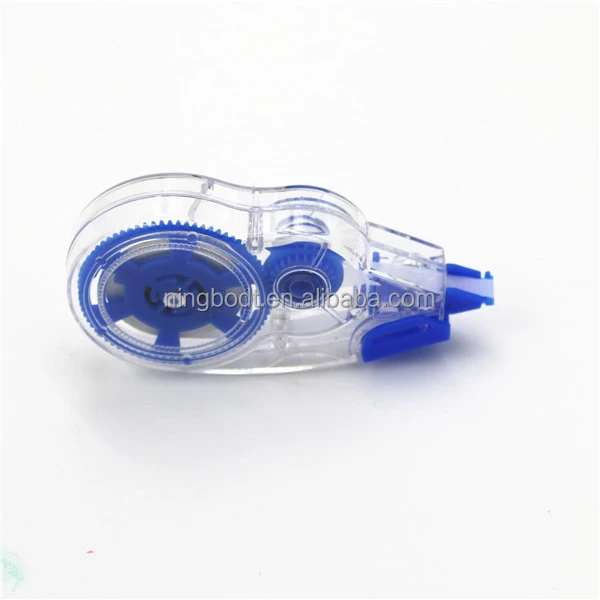 Clean correction tape for concealing mistakes made in pen