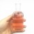 Import clear empty 100ml round mini spirit liquor Tequila brandy, vodka whisky wine  alcohol beverage drink glass bottle with cork top from China