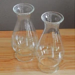 Clear Heat Resistant Glass Oil Light Cover Glass Cylinder Lamp Shade for Kerosene Light
