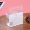Clear Hanging Retail Packaging Boxes, Small Hard Plastic Carrying Box Case for Powder Puff Sponges