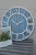 Import Coastal Wall Clock - Metal &amp; Solid Wood Noiseless Weathered Beach Blue Wall Clock (Coastal Blue, 24-inch) from China