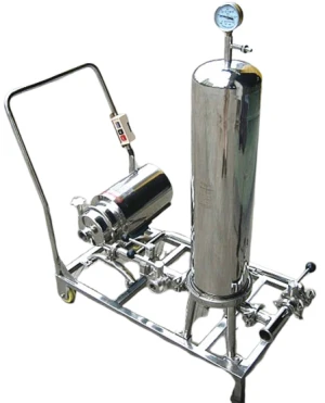 Coconut oil filter machine for Small VCO producer and industrial coconut oil manufacturer with Trolley system