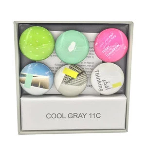 Color crystal printing fridge magnet sticker wholesale quality custom unique design promotional gift box magnet fridge sticker