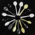 Import Colorful Plastic Wedding Cake Knife Bulk Cutlery Set Long Handle Dinner Fork Disposable PS Spoon from China