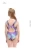 Import Colorful sublimation Printed competition racing swimming sportswear kneeskin one piece swimwear for girls kids swim suit from China