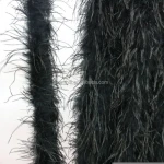 colorful wholesale Bulk black fashion curly Ostrich feather robes for samba carnival costumes skirt scarf dress feather fan
