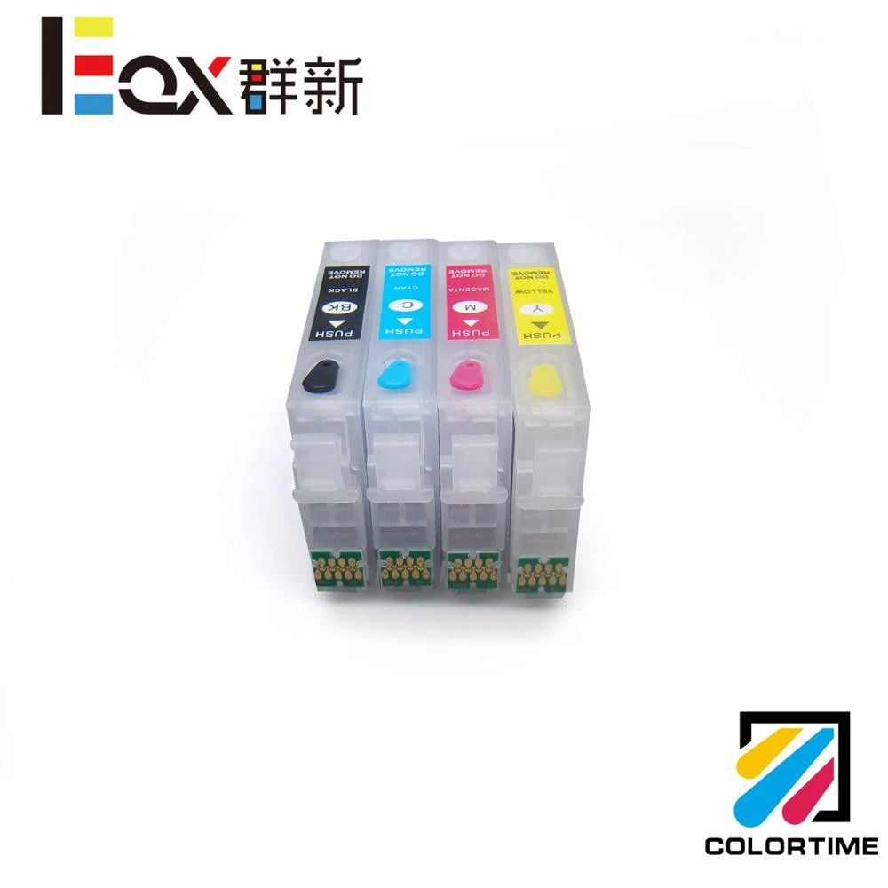 ColorTime T02W1 - T02W4 502XL Refill Ink Cartridge With Arc Chip  For Epson WF-2860 WF-2865 XP-5100 XP-5105 Printer