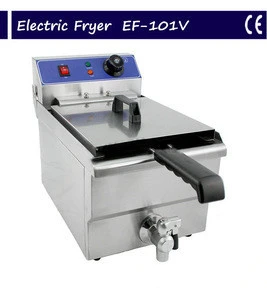 Commercial Deep Fryer/Eletric Friteuse EF-101V for manufacturing equipment