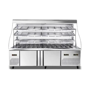 Commercial Fridge Display Buffet Display Fridge Fridge For Displaying Meat In The Butchery
