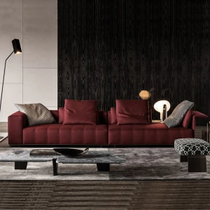 Commercial Italian Modern Furniture Design L Shape Fabric Sofa Set Designs L Shape Living Room Sectional Couch Sofa
