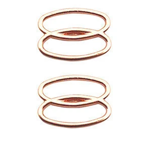 Lingerie Accessories Metal Swimwear Ring Slider Hook Bra Strap Adjuster -  China Ring Adjuster and Slider Adjuster price