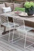 Contemporary Hot Metal Wire Colorful Garden Dining Restaurant Cafe Chair